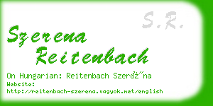 szerena reitenbach business card